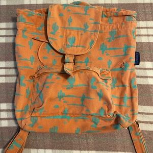 Baggu mini backpack with cactus prints